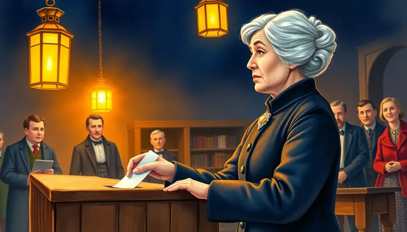 Susan B. Anthony Casts Her Brave Vote