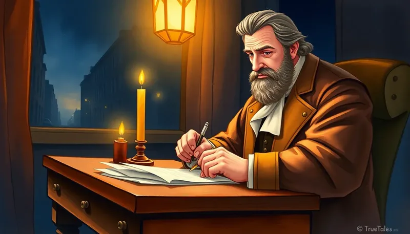 Robert Morris Signs Away His Fortune for America