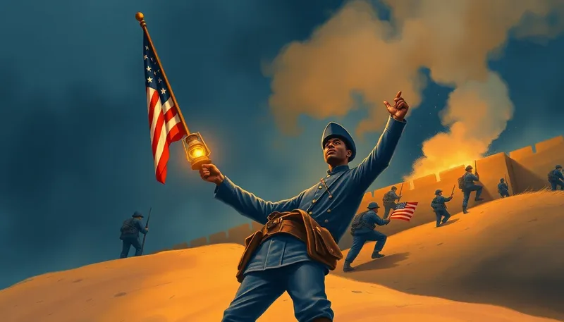 The 54th Massachusetts Charges Fort Wagner