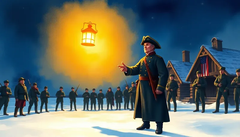 Baron von Steuben Drills the Army at Valley Forge